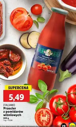 Lidl Przecier z pomidorów wiśniowych Italiamo oferta