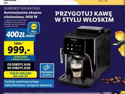 Lidl Ekspres ciśnieniowy do kawy Silvercrest oferta