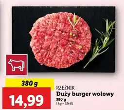 Lidl Big burger Rzeźnik Codzienna Dostawa oferta