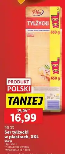 Lidl Ser tylżycki Pilos oferta