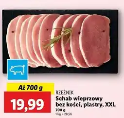 Lidl Schab wieprzowy bez kości plastry Rzeźnik Codzienna Dostawa oferta