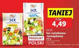 Lidl Ser sałatkowo-kanapkowy tłusty Pilos oferta