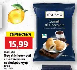 Lidl Rogalik z nadzieniem czekoladowym Italiamo oferta