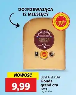 Lidl Ser gouda grand cru Deska Serów Lidla oferta