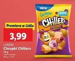 Lidl Chrupki crazy cheese & garlic style Lorenz Chillers oferta
