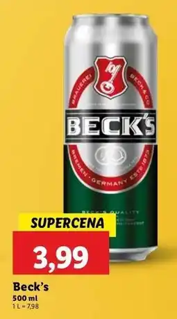 Lidl Piwo Beck's Imported oferta