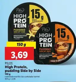 Lidl Pudding proteinowy czekolada & karmel Pilos High Protein oferta