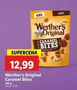 Lidl Cukierki caramel bites cookie Werther's Original oferta