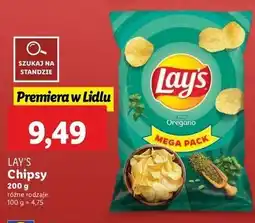 Lidl Chipsy oregano Lay's oferta