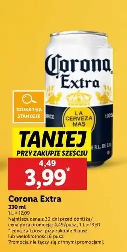Lidl Piwo Corona Extra oferta