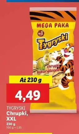 Lidl Chrupki kukurydziane Tygryski oferta