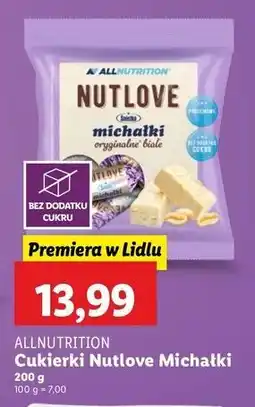 Cukierki michałki białe Allnutrition Nutlove