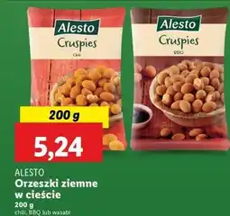 Lidl Orzechy ziemne w cieście wasabi Alesto oferta