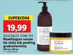 Lidl Peeling do ciała glicerynowy gruboziarnisty Ziaja Baltic Home Spa Fit oferta