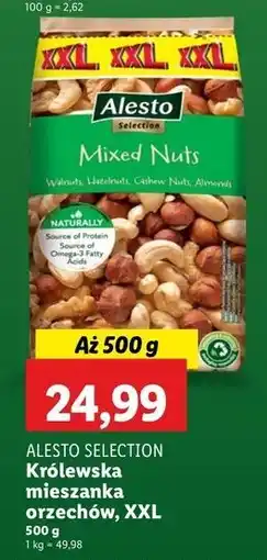 Lidl Mieszanka orzechów królewska Alesto oferta