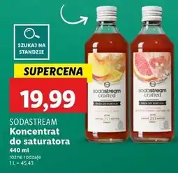 Lidl Koncentrat brzoskwinia imbir Sodastream oferta