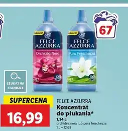 Lidl Płyn do płukania pura freschezza Felce Azzurra oferta