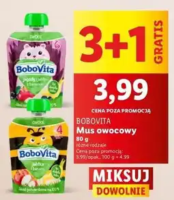 Lidl Deser jabłka i banany Bobovita oferta