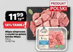 Netto Mięso na gulasz wieprzowy z szynki Sztuka Mięsa Netto oferta