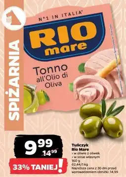 Netto Tuńczyk w sosie własnym Rio Mare oferta
