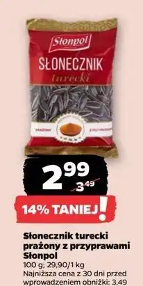 Słonecznik turecki prażony solony z przyprawami Słonpol