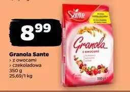 Netto Płatki czekoladowe Sante Granola oferta
