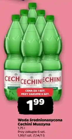 Netto Woda lekko gazowana Muszyna Cechini oferta