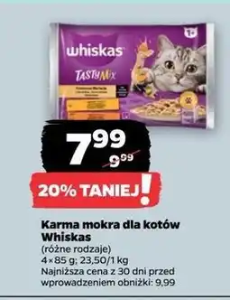 Netto Karma dla kota kremowe wariacje kurczak i warzywa + jagnięcina indyk Whiskas Tasty Mix oferta