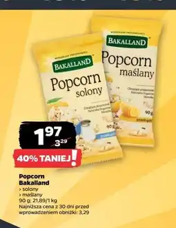 Netto Popcorn maślany Bakalland oferta