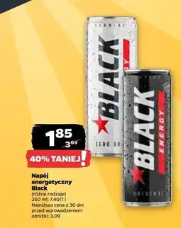 Netto Napój energetyczny zero sugar Black Energy oferta