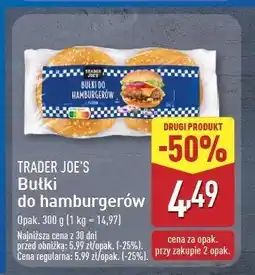 ALDI Bułki do hamburgerów z sezamem Trader joe's oferta