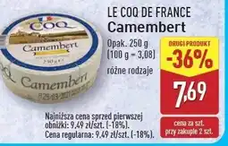 ALDI Ser camembert klasyczny Le coq (aldi) oferta