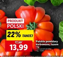 Lidl Pomidory karbowane polska oferta
