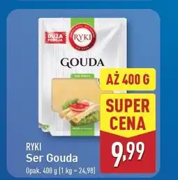 ALDI Ser gouda plastry Ryki oferta
