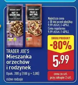 ALDI Mieszanka bakaliowa Trader joe's oferta