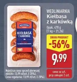 ALDI Kiełbasa z karkówką Wędliniarnia oferta
