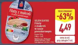 ALDI Filety z makreli w sosie pomidorowym Golden seafood oferta