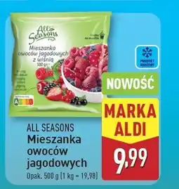 ALDI Mieszanka owoców jagodowych z wiśniami All seasons oferta