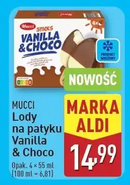 ALDI Lody vanilla & choco Mucci oferta