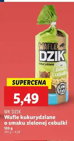 Lidl Wafle kukurydziane zielona cebulka Dzik oferta