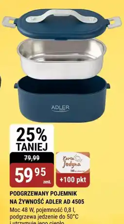 bi1 Podgrzewany pojemnik na żywność Adler AD 4505 oferta