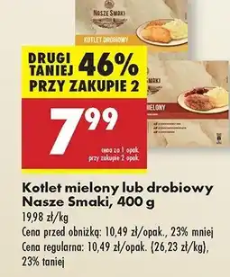 Biedronka Kotlet drobiowy z marchewką i groszkiem i puree ziemniaczanym Nasze smaki oferta
