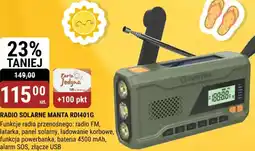 Radio solarne Manta RDI401G