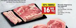 Biedronka Boczek wieprzowy bez żeberek oferta