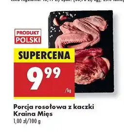 Biedronka Porcja rosołowa z kaczki Kraina mięs oferta