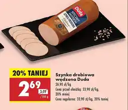 Biedronka Szynka z piersi drobiowo - wieprzowa Silesia duda oferta
