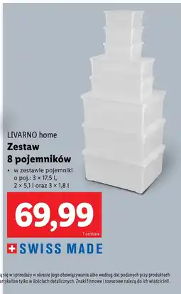 Lidl Zestaw pojemników Livarno oferta