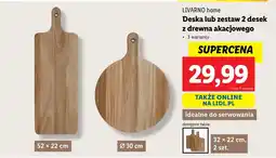Lidl Deska do serwowania Livarno oferta