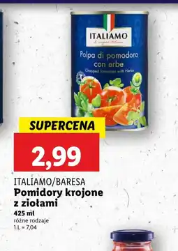 Lidl Pomidory krojone Italiamo oferta