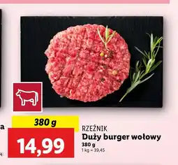 Lidl Burger Rzeźnik oferta